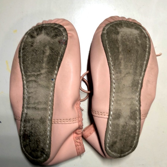 Girls’ Pink Ballet Slippers - Picture 2 of 3
